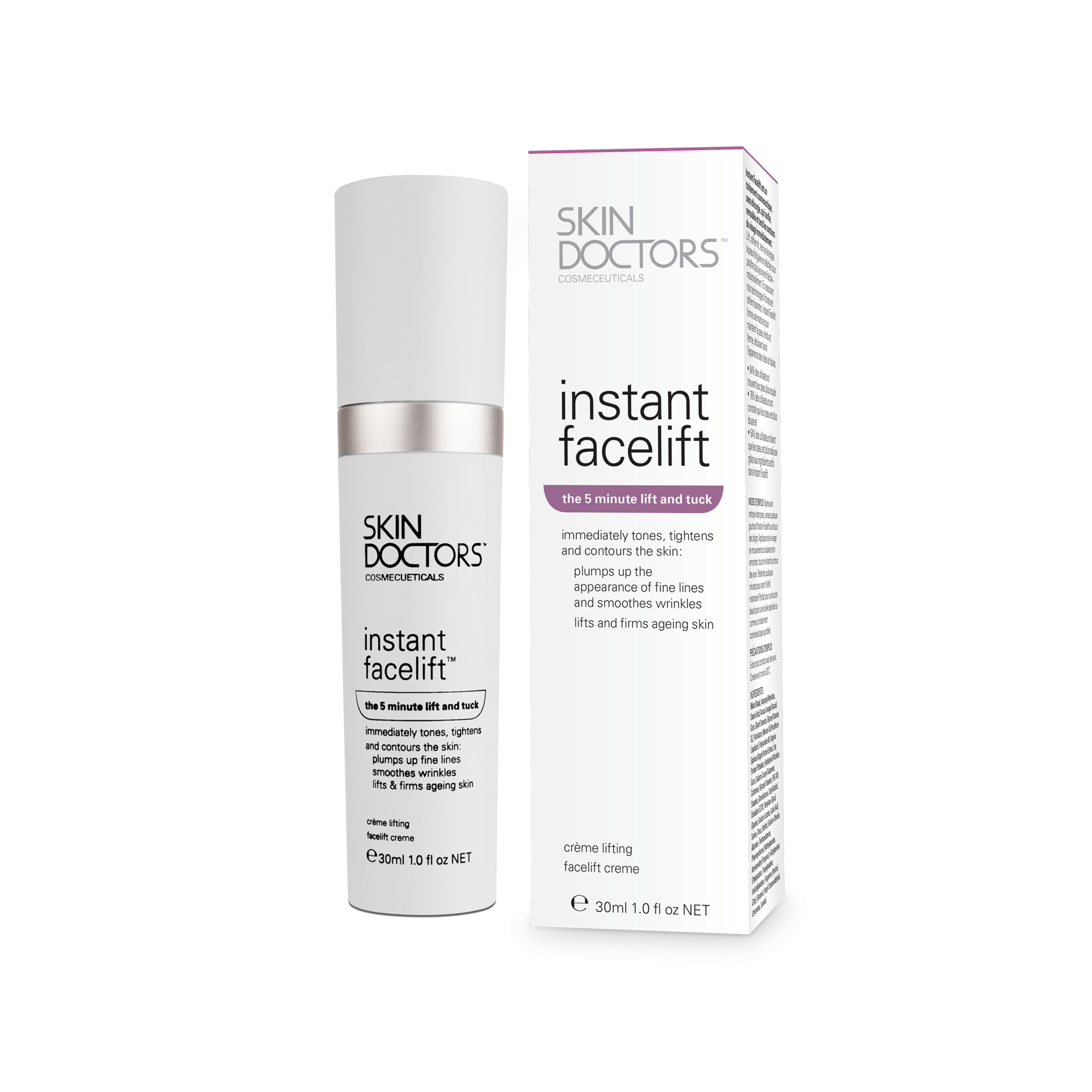 Instant Facelift stangrinamasis veido serumas su odos patempimo efektu